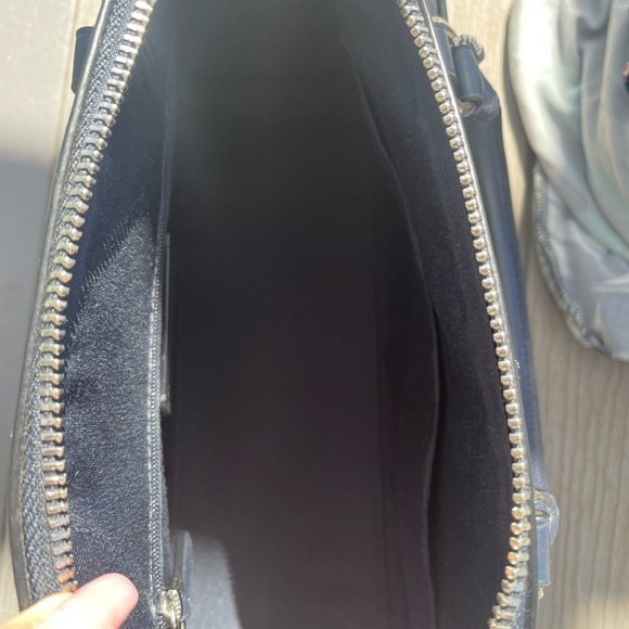 Coach Medium Dark Blue Signature Rowen Bag - Picture 8 of 9